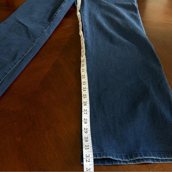 Betabrand | Pull-on Dark Blue Straight-Leg Pants - Picture 9 of 11